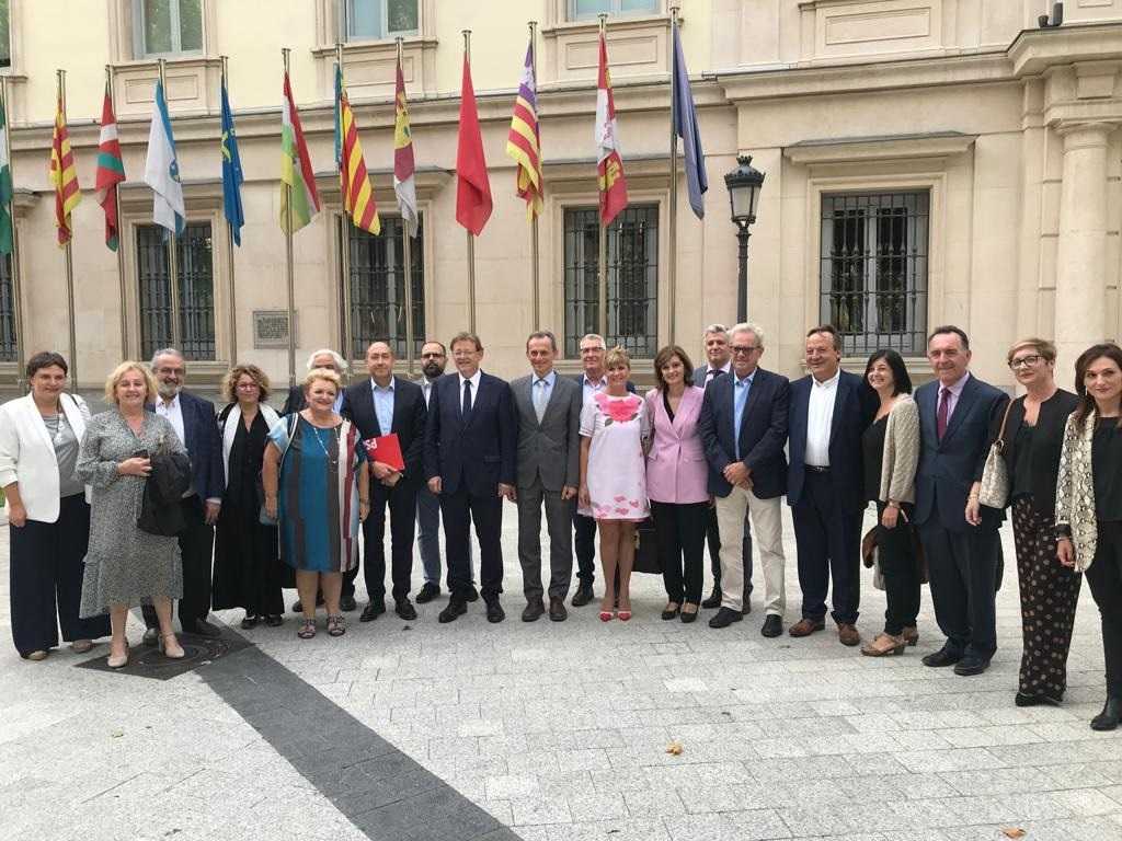 Alejandro Soler sitúa la financiación, el Corredor y el agua como los objetivos del PSPV en Madrid