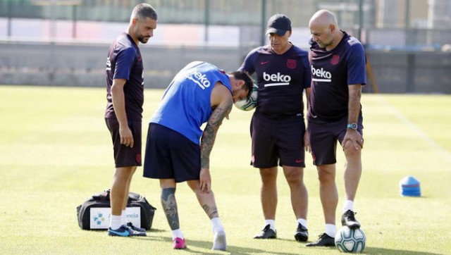 Messi está casi descartado para jugar contra el Valencia 