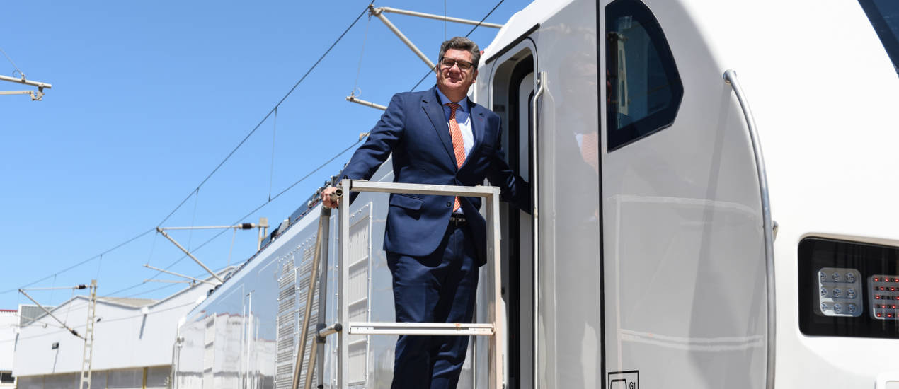 Íñigo Parra presidente de Stadler Valencia. Foto: EDUARDO MANZANA - 