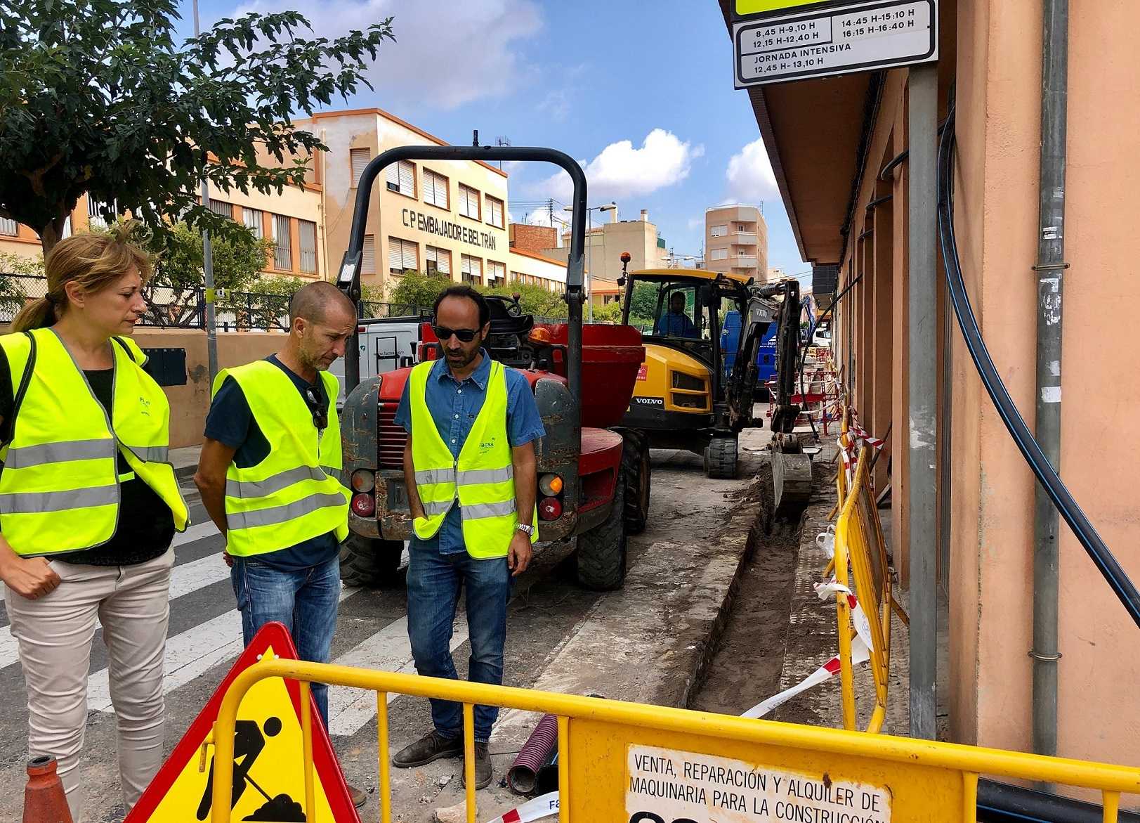 Facsa destina 193.000 euros en un año para mejoras en la red de Almassora  