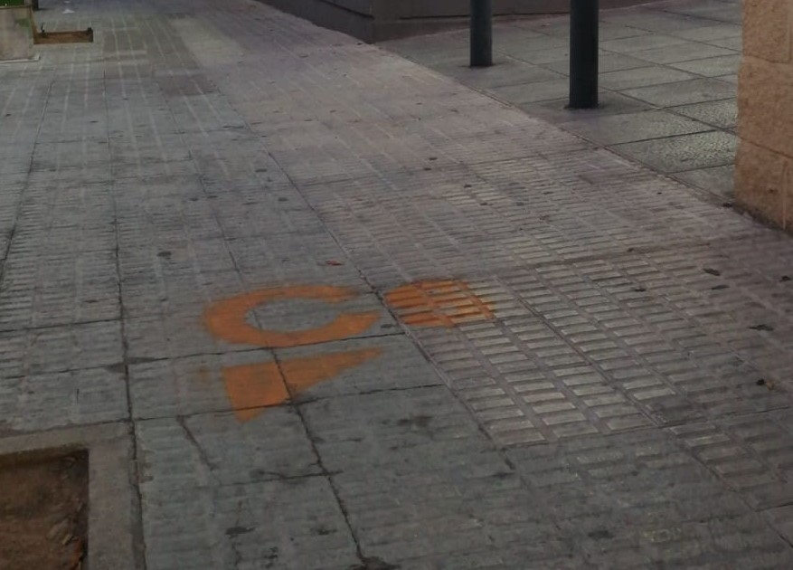 El tripartito deja en manos de la Junta Electoral Zonal la petición de Cs de eliminar las pintadas