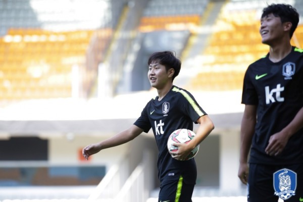 Kang In debuta como titular en el empate de Corea frente a Georgia