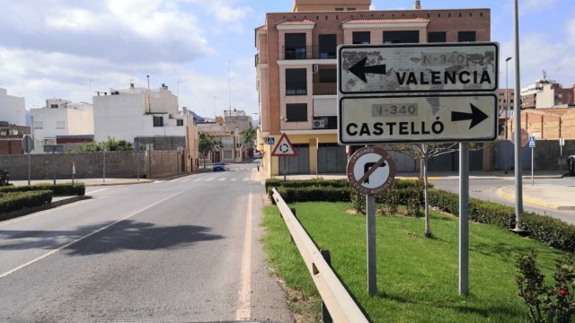 Nules pedirá a la Diputación de Castellón mejoras en la vía que une el núcleo urbano con la playa