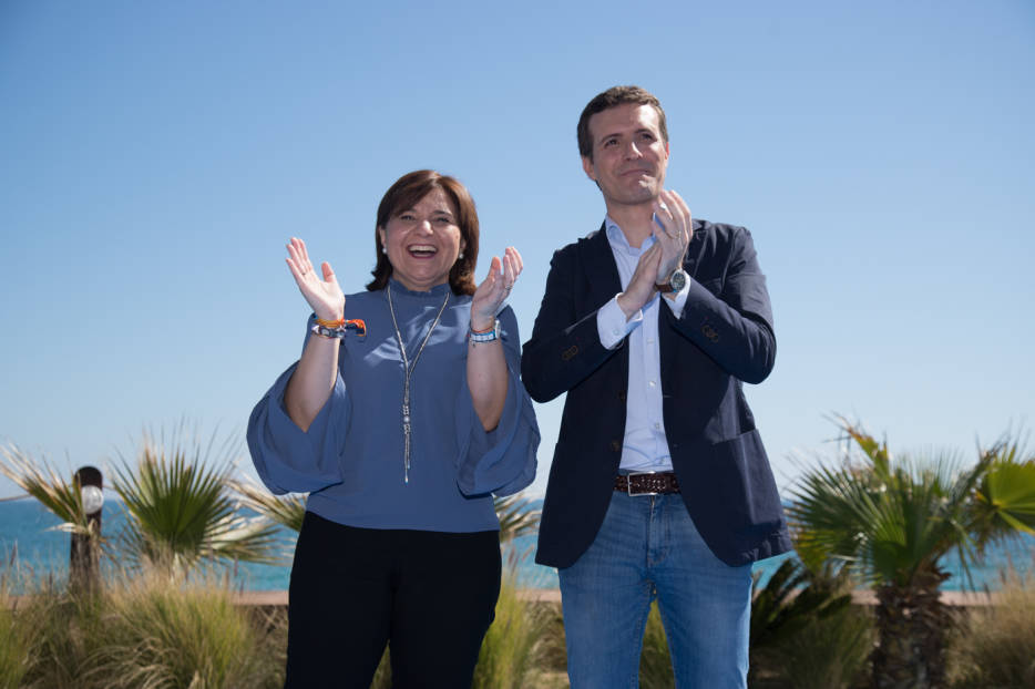 El PPCV traslada el acto de Pablo Casado en Benidorm al domingo: será un mitin y sin comida
