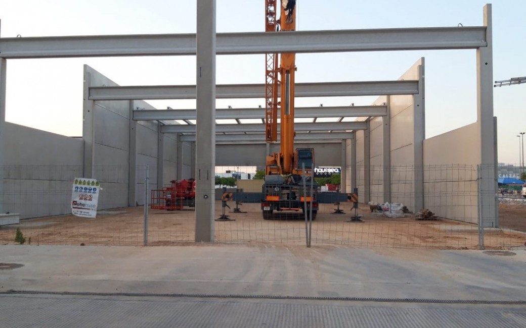 Obras del nuevo restaurante de Muerde la Pasta en Alfafar Parc - 