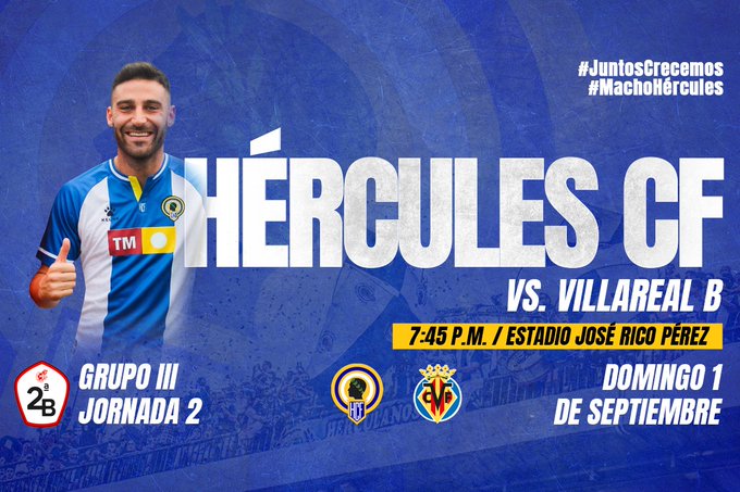 El Hércules quiere comenzar a marcar distancias con el Villarreal B
