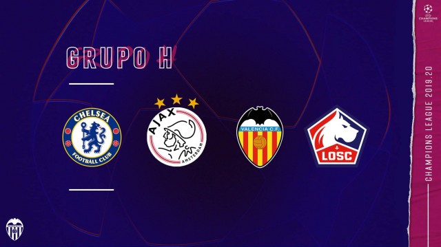 El Valencia abrirá la Champions en Londres y la cerrará en Amsterdam