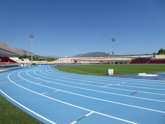 El Estadi Olímpic Camilo Cano de La Nucía es escenario del Campeonato de España de Atletismo