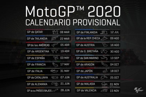 El GP de Finlandia, novedad en el calendario provisional de MotoGP para 2020