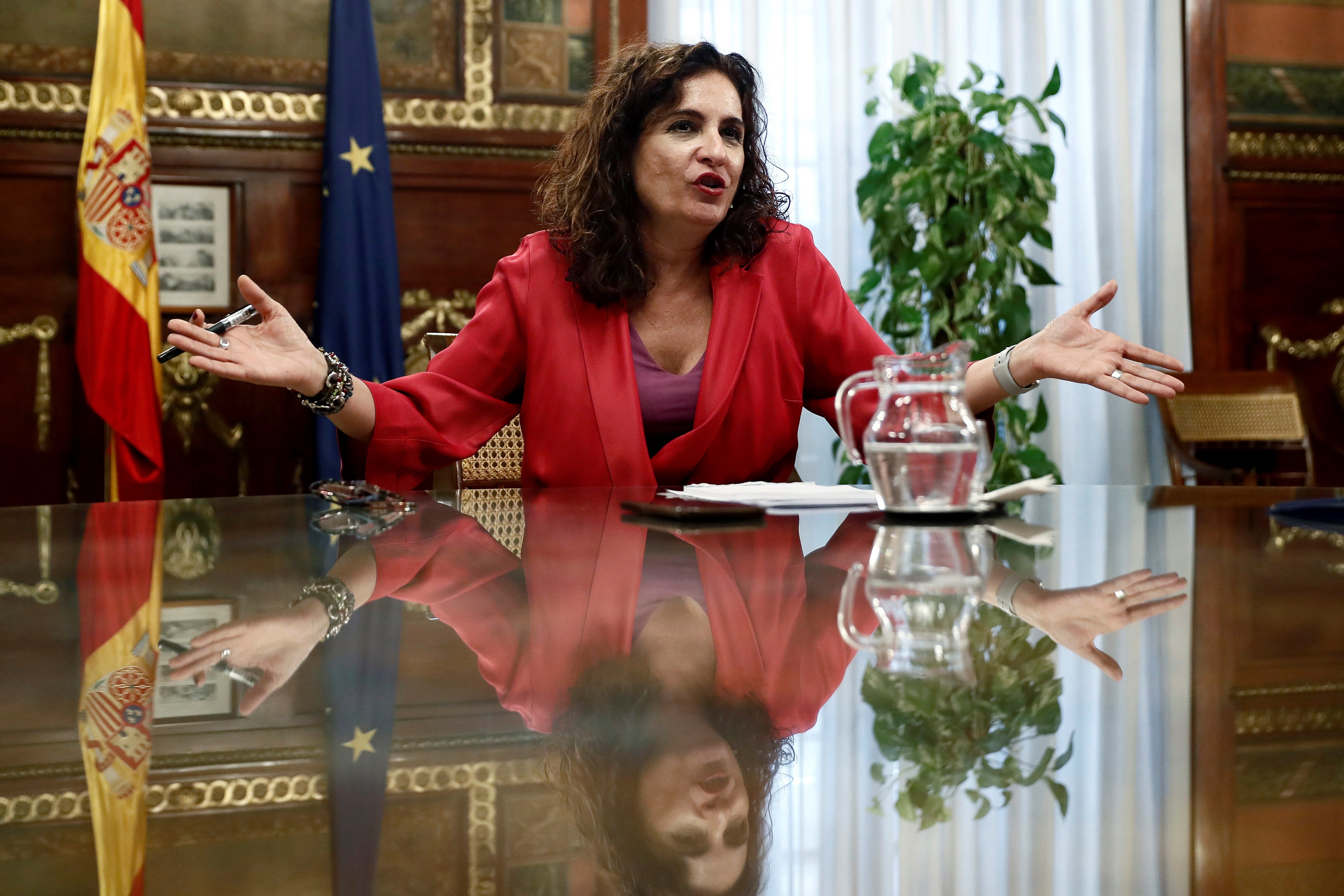 La ministra de Hacienda en funciones, María Jesús Montero. Foto: EFE/MARISCAL - 