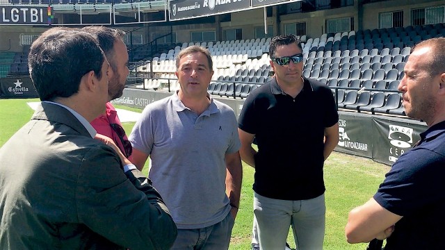 La Federación Española visita Castalia antes del España-Montenegro sub-21  
