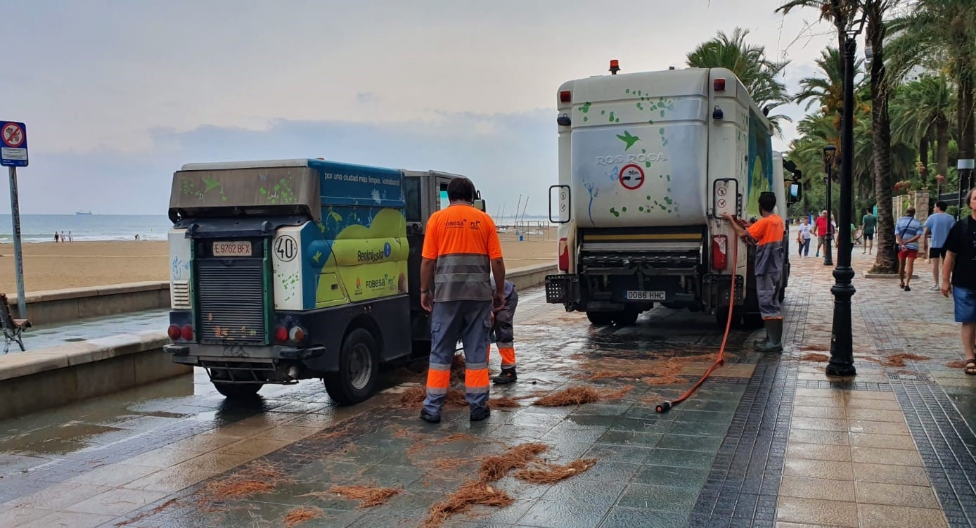 El Ayuntamiento de Benicàssim solventa los daños ocasionados por el temporal de lluvias