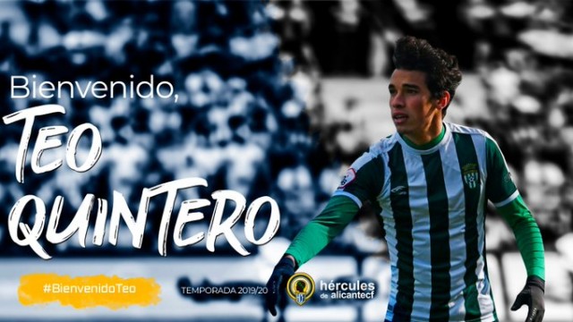 El Hércules completa su defensa con el fichaje por dos campañas del central sub-23 Teo Quintero
