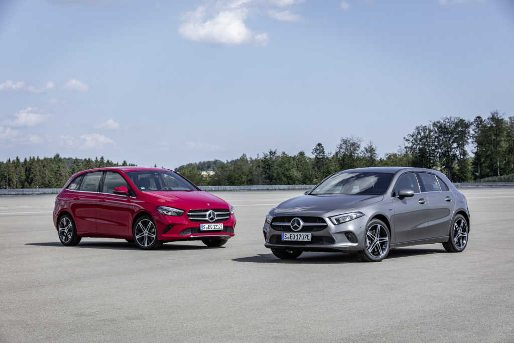 Nuevos híbridos enchufables para la Clase A y Clase B de Mercedes-Benz