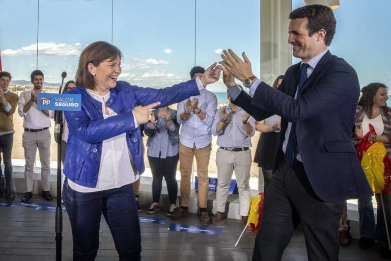 El PPCV destaca su  inicio de curso con Casado y con la maquinaria electoral 