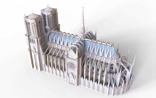 El proyecto de un ingeniero de Nules entra en el 'top 50' para restaurar la catedral de Notre Dame