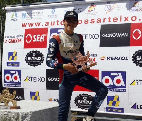 Nuevo podio de Tommy Pintos en el CEAX en Arteixo
