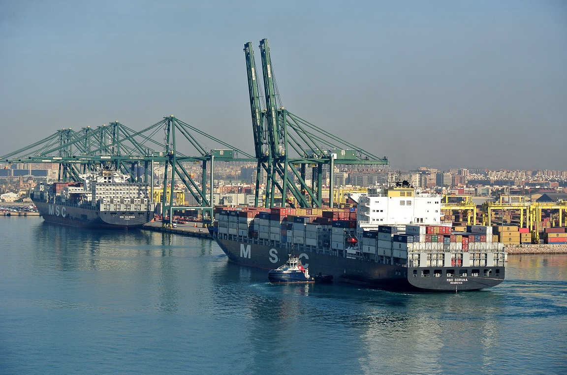El tráfico de Valenciaport crece más de un 16% durante el mes de julio

