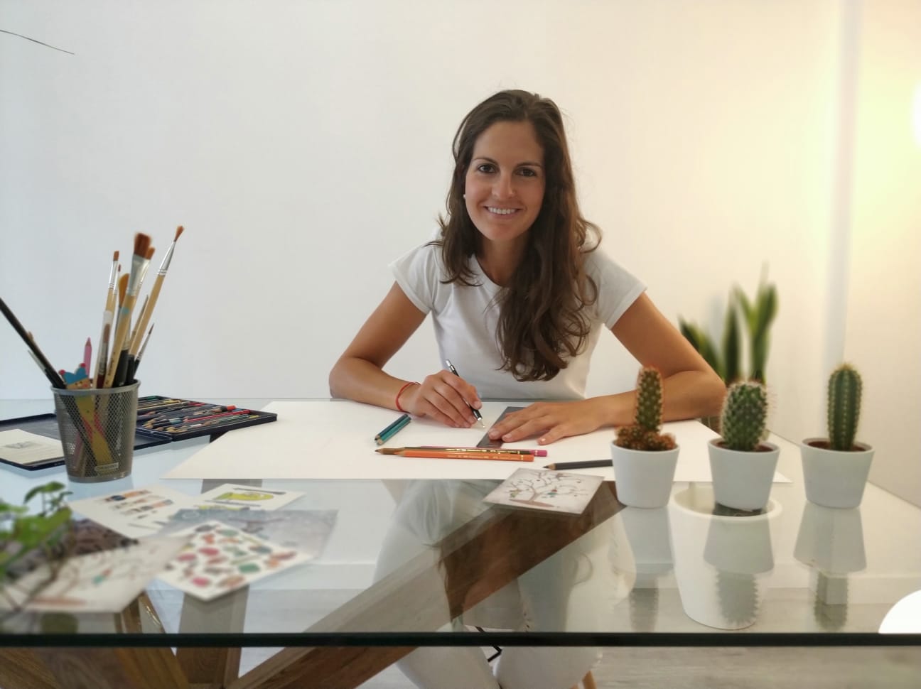 La ilustradora Marta Contel, premiada en el Askatasun Arte