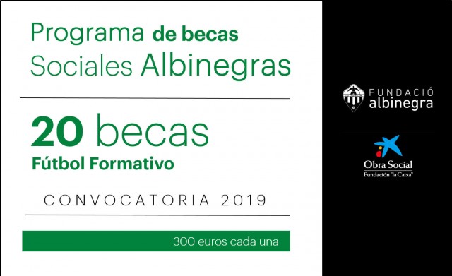 La Fundació Albinegra y la Caixa conceden 20 becas a integrantes de la cantera del Castellón