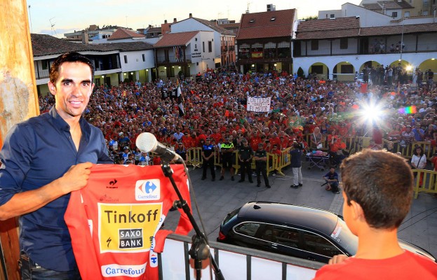 Pinto homenajeará a Contador después de La Vuelta a España
