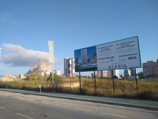 Alexia inicia la comercialización de sus dos torres en Calp con 170 viviendas