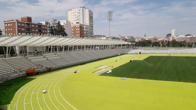 Becsa ultima el estadio de atletismo de Madrid tras 15 meses de obras y 13,3 millones de inversión