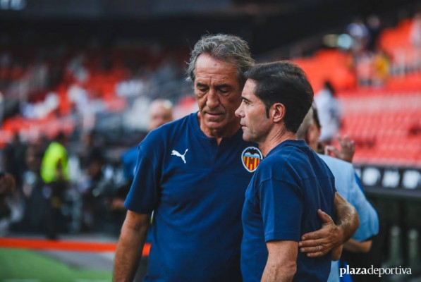 Marcelino siempre ha sumado en sus nueve arranques en Liga