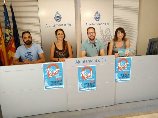 El Ayuntamiento de Elche aumenta las actividades programadas para agosto

