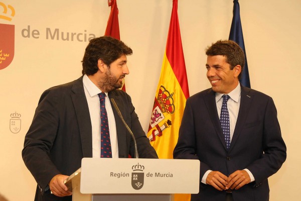 Diputación de Alicante y Murcia reeditan su frente hídrico con el Tajo-Segura como objetivo