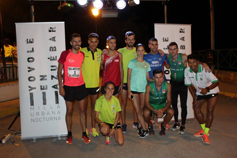 La Milla Urbana Nocturna Ascires de Azuébar celebra su 5ª edición con 10 campeones de España
