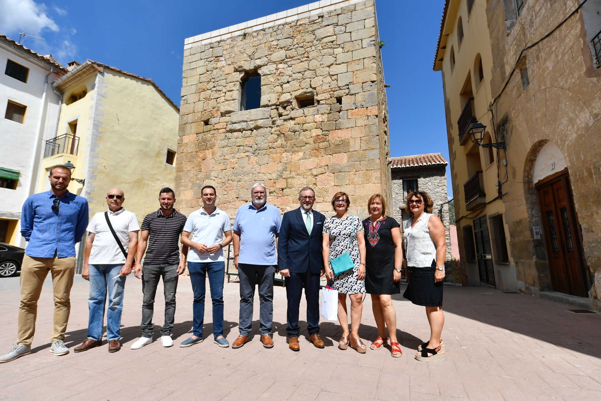 Martí abre al público la parte alta de la Torre del Conde de Cirat