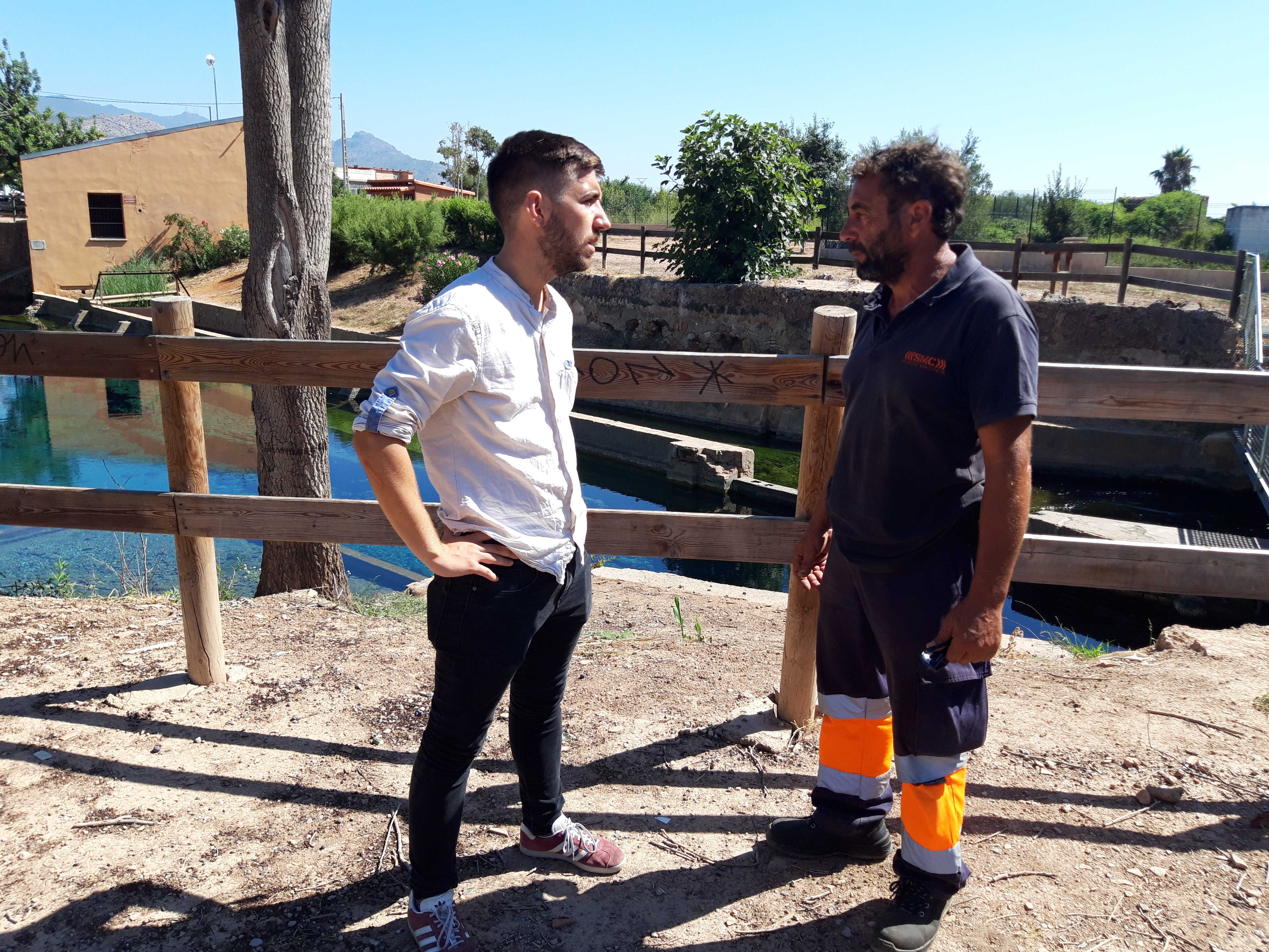 Castelló potenciará la dinamización ambiental del Molí la Font para poner en valor su riqueza hídrica