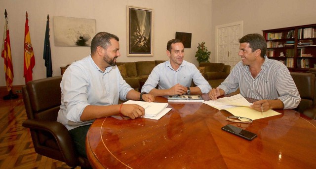 El alcalde de Benissa traslada sus proyectos prioritarios al presidente de la Diputación