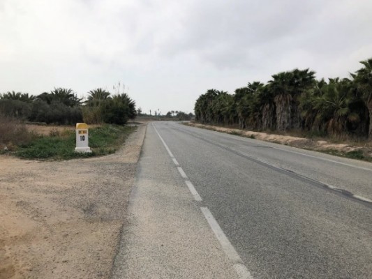 La Diputación conectará con un carril bici la Vereda de Sendres (Ronda Sur) de Elche con la costa