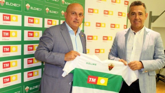 La inmobiliaria Grupo TM renueva su patrocinio con el Elche
