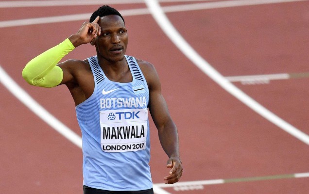 Makwala, solo y bajo la lluvia, se mete en semifinales de 200
