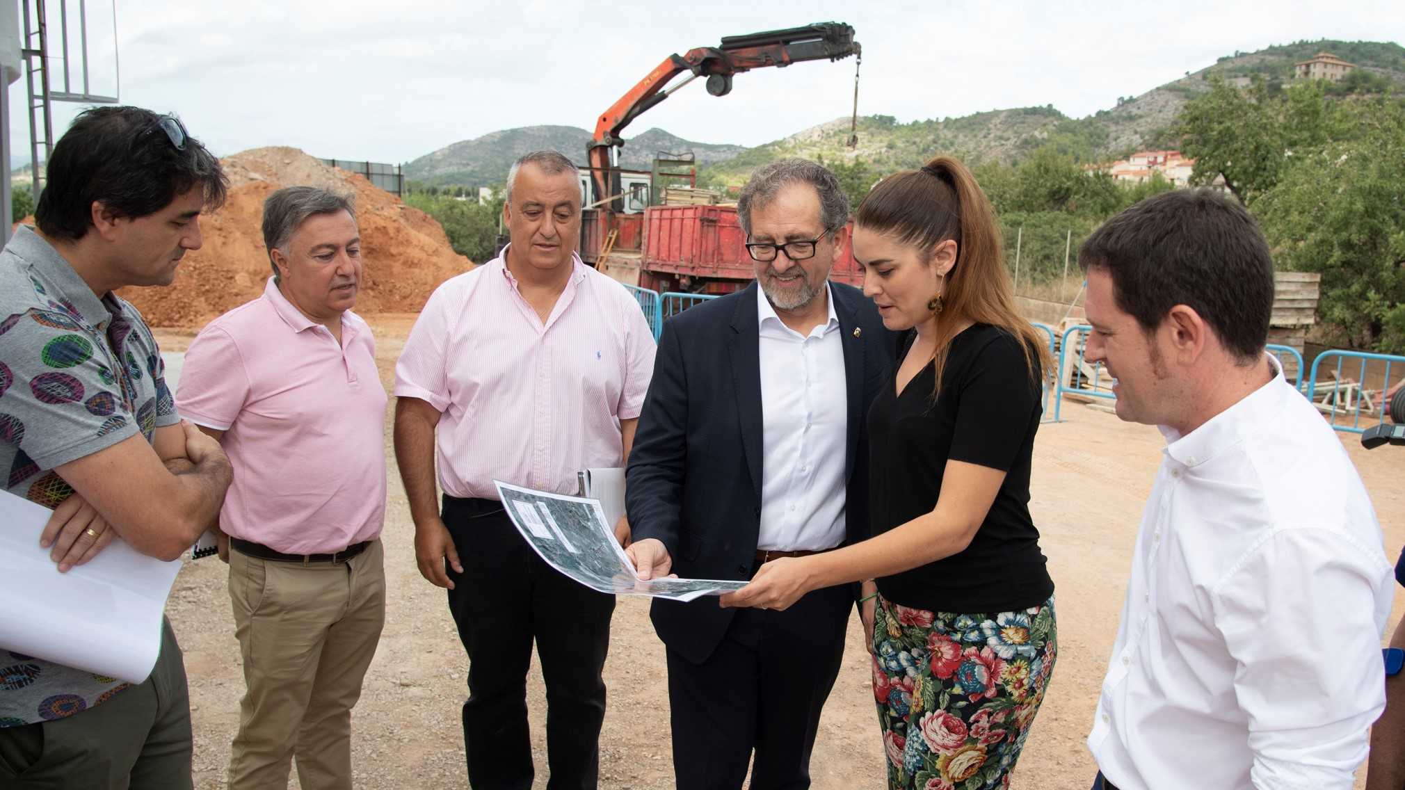 El colector de aguas residuales de Borriol comenzará a funcionar a finales de año