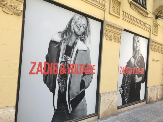 Las firmas de lujo se trasladan a la zona de Jorge Juan: Zadig &Voltaire deja Poeta Querol
