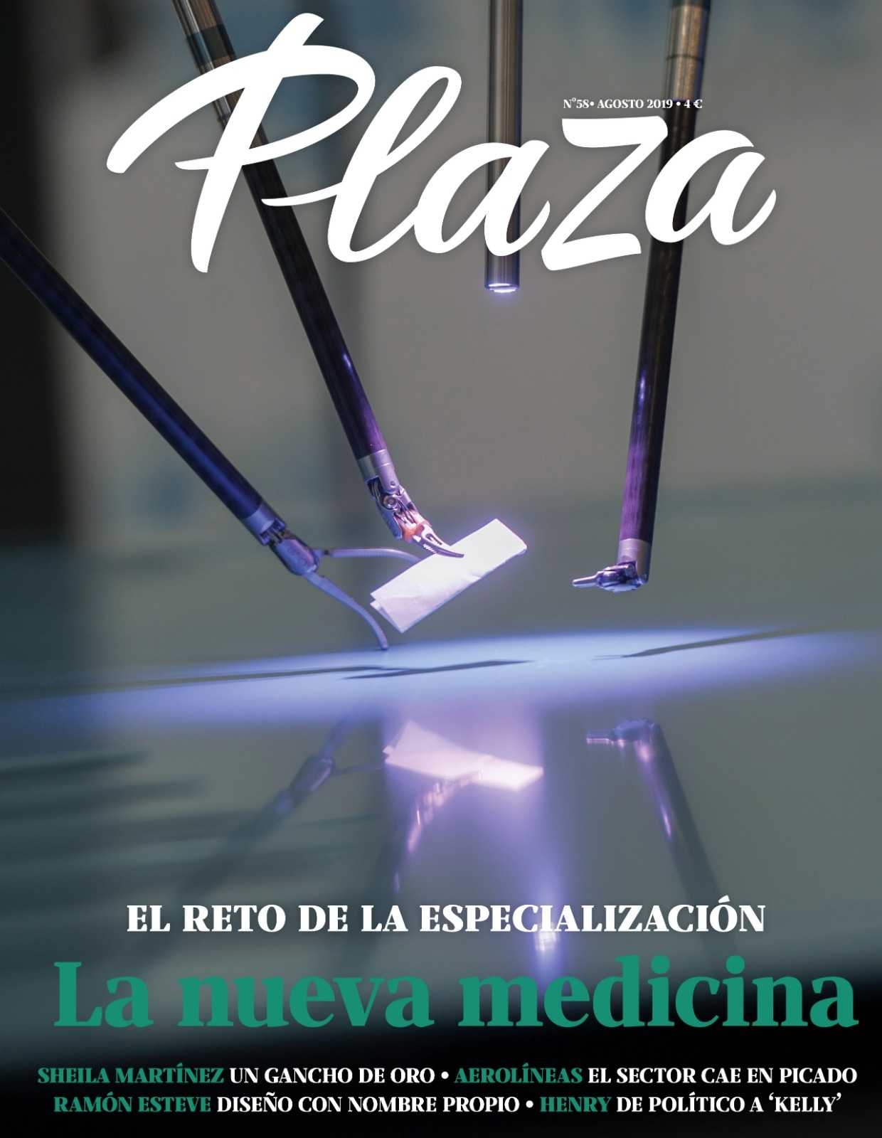 La medicina del futuro en la actualidad, portada de la revista Plaza de agosto