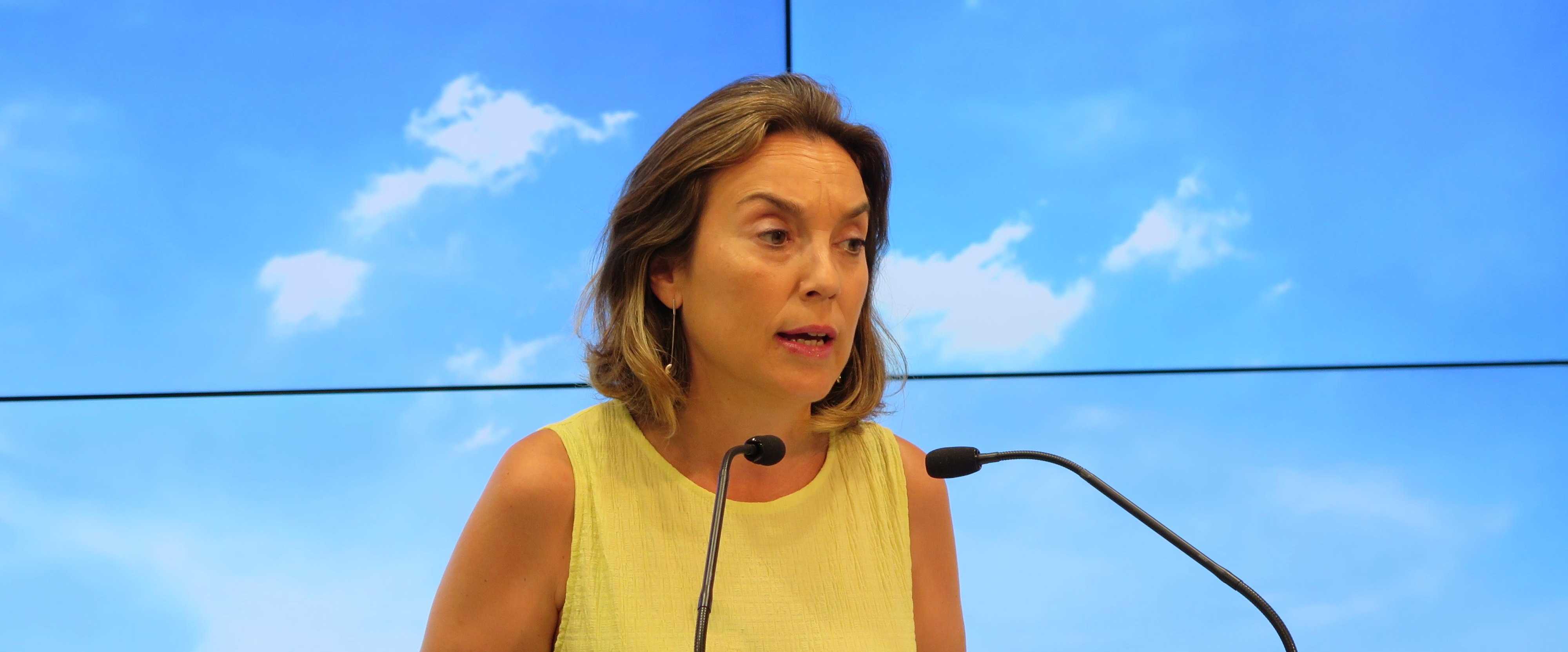 Cuca Gamarra (PP) dice al PSOE que no espere que el PP resuelva sus problemas