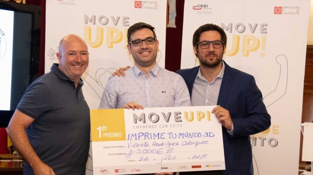 El proyecto de impresión 3D de Vicente Rodríguez triunfa en la cuarta edición de Move Up!