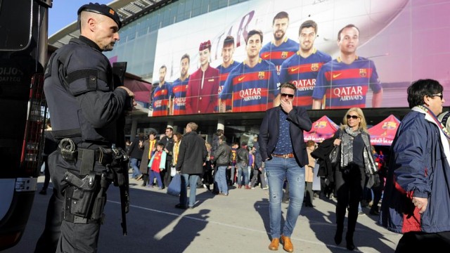 El Barcelona-Real Madrid, declarado de alto riesgo
