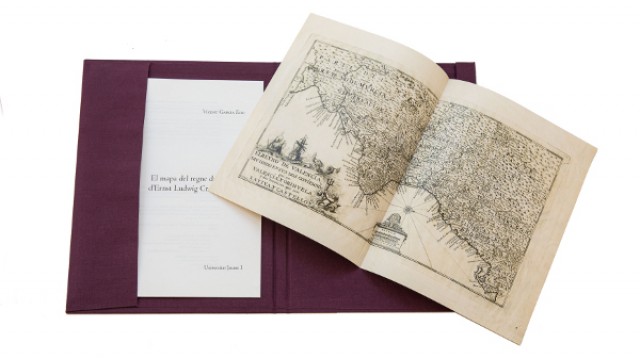La UJI publica un libro que incluye un mapa del Reino de Valencia de 1752