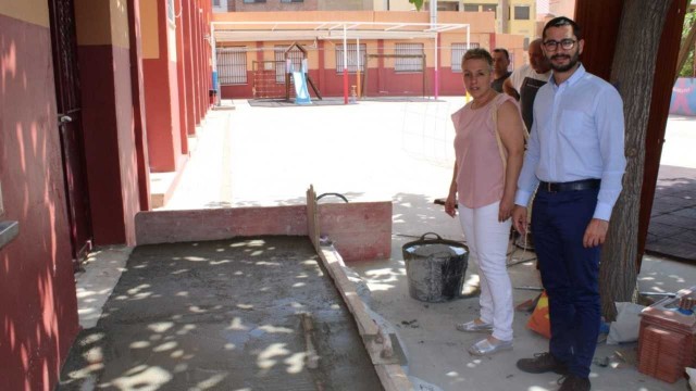 Comienzan las obras del aula de 2 años en el CEIP Grangel Mascarós