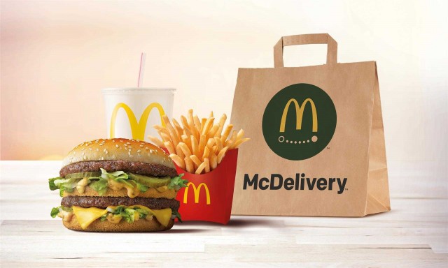 McDonald's ofrece su servicio de entrega de pedidos a domicilio en Alicante de la mano de Uber Eats