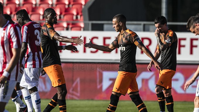 El Valencia gana sensaciones con una goleada al Sion