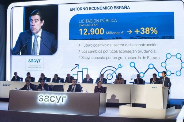 A Sacyr le llueven los contratos: duplica la consecución de nuevas obras hasta junio