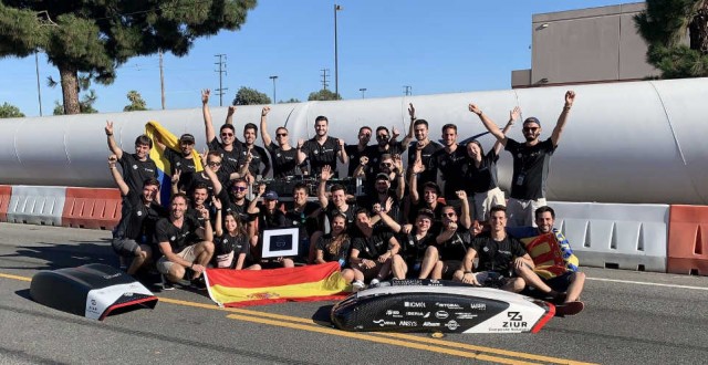 El equipo de la UPV, galardonado con el Premio a la Innovación en la Hyperloop Pod Competition