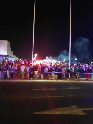 Medio centenar de llamadas al 112 por la celebración en Alicante del triunfo de Argelia